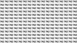 Optical Illusion Test: Spot the Number 743 in 7 Seconds