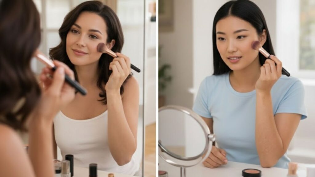 Blush Placement Adjustment