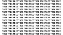 Brain Teaser Challenge: Find the Word FREE Hidden Among TREE in 5 Seconds