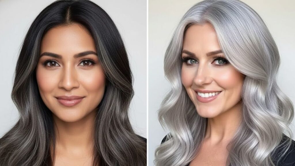 No More Hair Dye The Rising Grey Hair Coverage