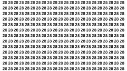 Optical Illusion Challenge: Spot the Inverted 86 and 82 Hidden Within 8 Seconds