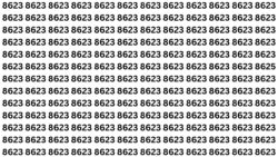 Optical Illusion Test: Spot the Number 8625 Hidden Among 8623s in 6 Seconds