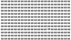 Optical Illusion Challenge: Find the Inverted 86 Before 7 Seconds Run Out