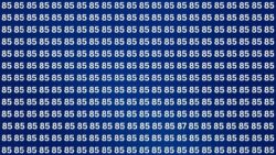 Optical Illusion Challenge: Can You Find the Real 87 Hidden Among 85s Within 10 Seconds