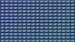 Optical Illusion Test: Spot the Number 167 in 7 Seconds