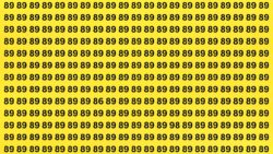 Optical Illusion Test: Spot Numbers 86 and 98 Hidden Among 89s in 5 Seconds